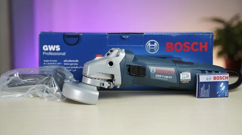 100mm Máy mài góc 720W Bosch GWS 7-100ET | Máy Mài Góc 5
