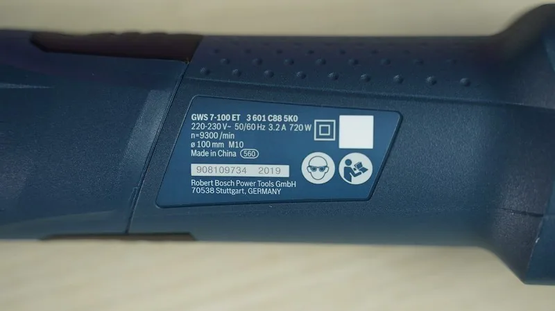 100mm Máy mài góc 720W Bosch GWS 7-100ET | Máy Mài Góc 6
