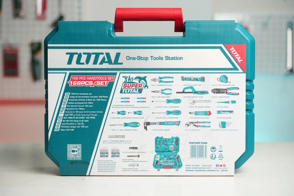 Bộ dụng cụ cơ khí 168 món Total THKTHP21686 4