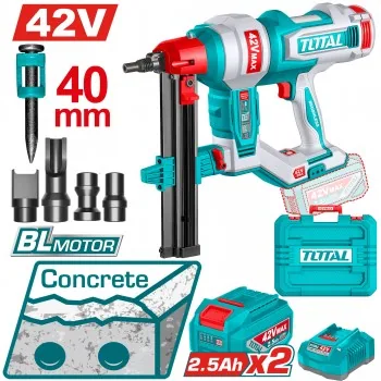 Máy bắn đinh dùng pin 42V Total TCNLI420602 (2 Pin 2.5Ah, 1 Sạc) 4