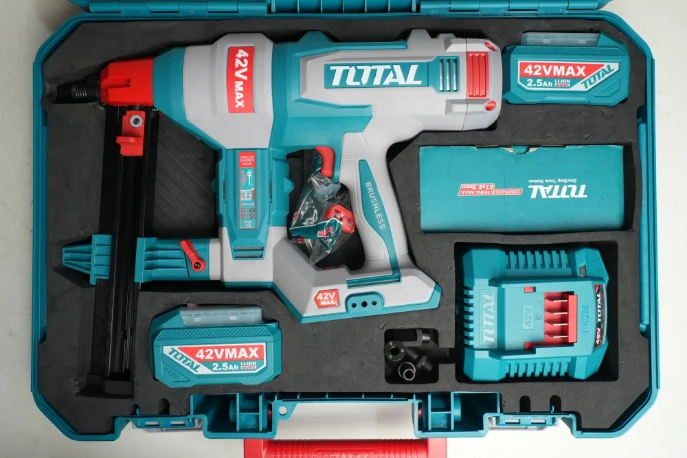 Máy bắn đinh dùng pin 42V Total TCNLI420602 (2 Pin 2.5Ah, 1 Sạc) 8