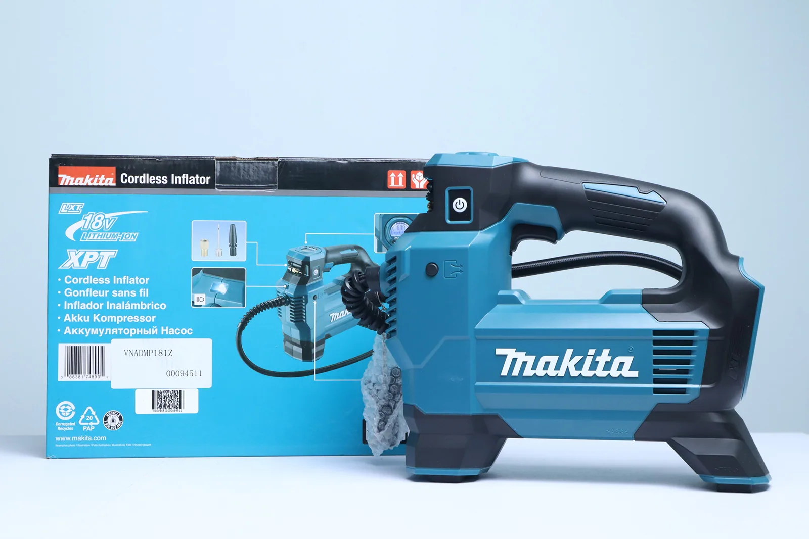 Máy bơm hơi dùng pin 18V Makita DMP181Z. 10