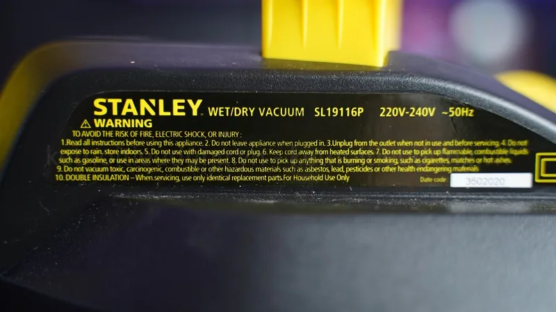 Máy hút bụi khô và ướt Stanley SL19116P (SL19417P-6AB) 10