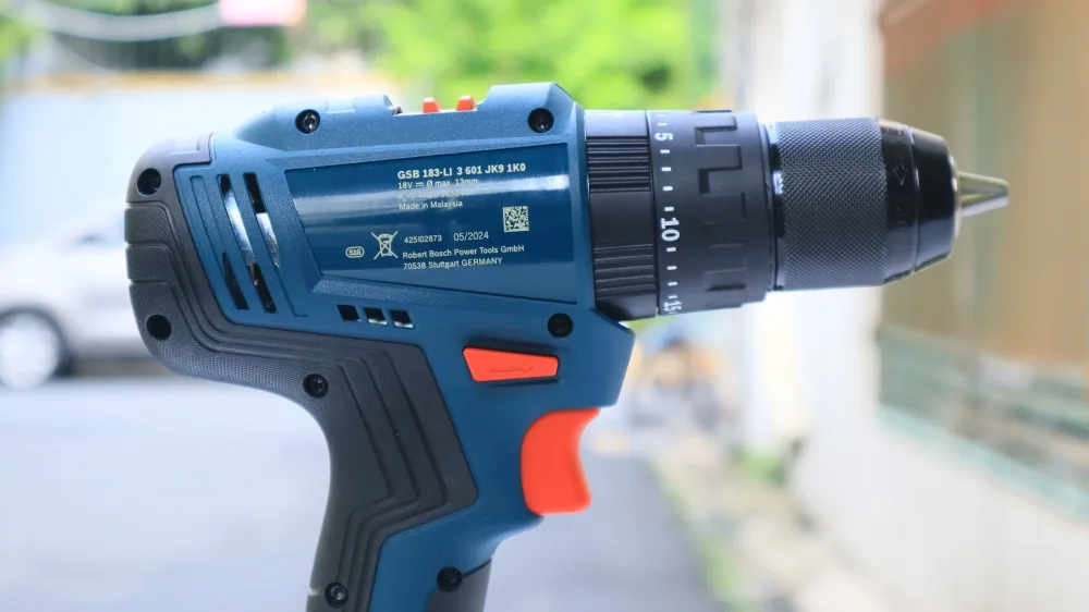 Máy Khoan Động Lực Dùng Pin 18V Bosch GSB 183-LI (1 Pin 2.0Ah & Sạc) 7