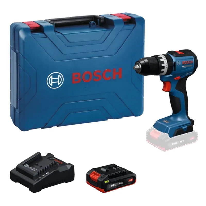 Máy khoan động lực dùng pin 18V Bosch GSB 18V-52 (1 Pin 2.0Ah, 1 Sạc)