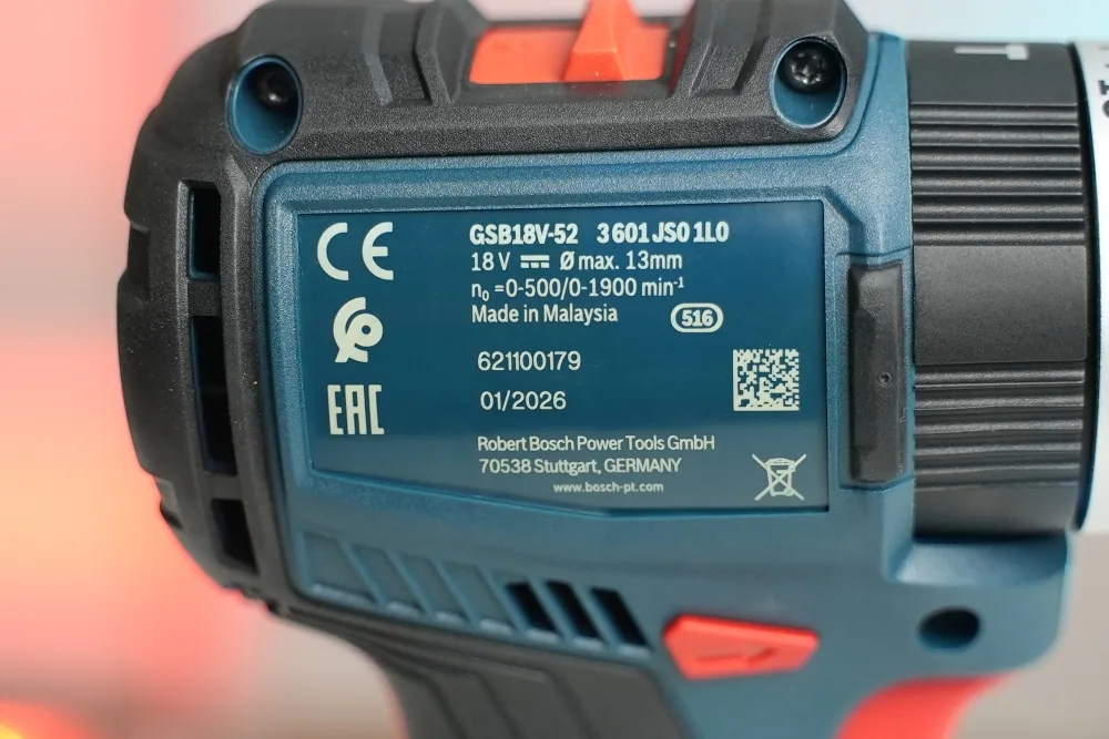 Máy khoan động lực dùng pin 18V Bosch GSB 18V-52 (1 Pin 2.0Ah, 1 Sạc) 6