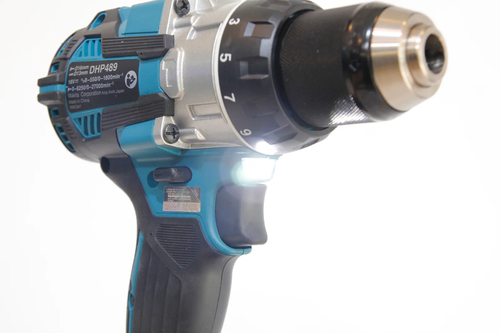 Máy khoan động lực dùng pin 18V Makita DHP489Z (Chưa Pin & Sạc) 7